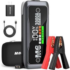 Peak Car Battery Jump Starter Battery Pack, Portable Jumper Box, Battery Booster